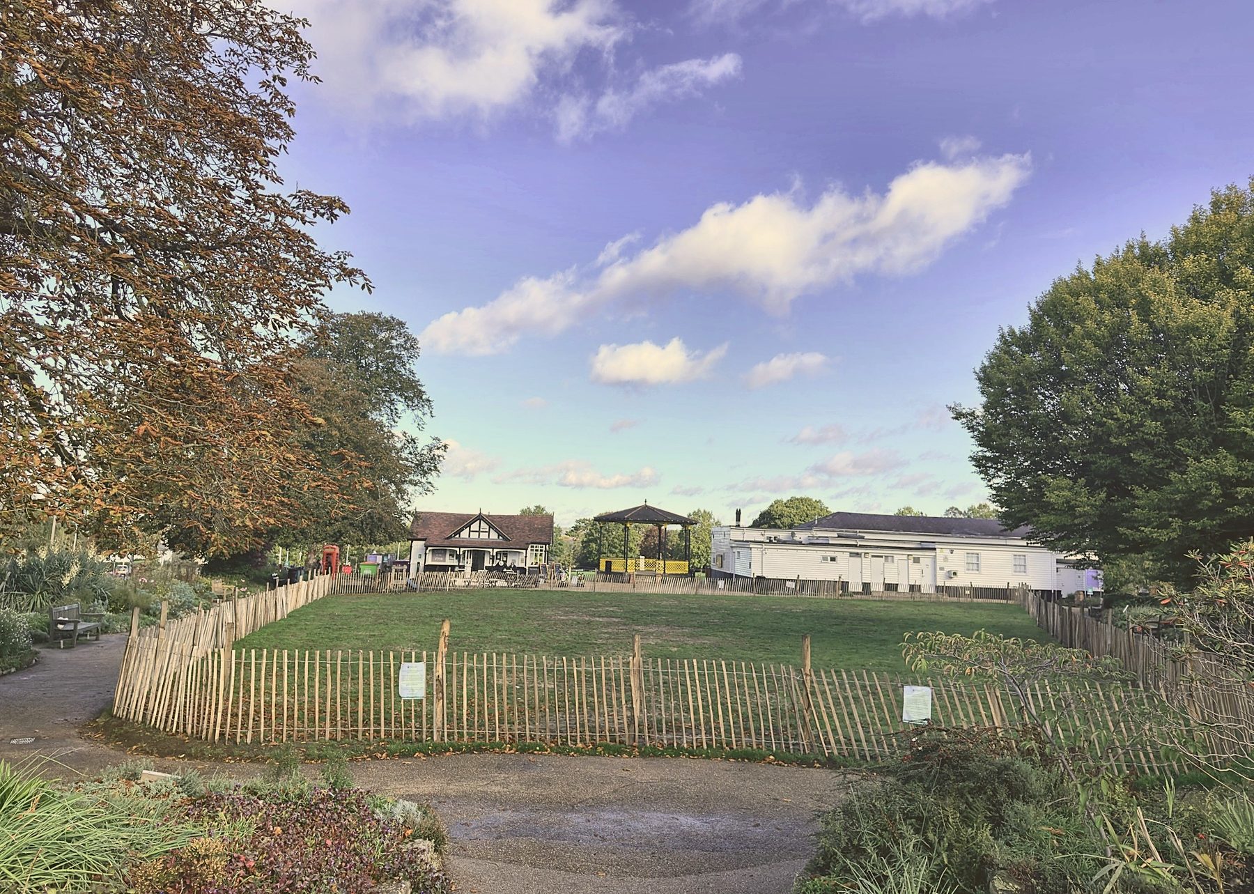 The Vine bandstand and pavilion